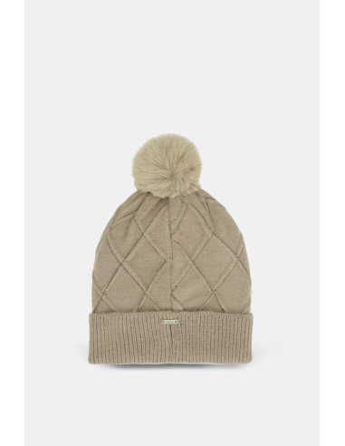 GORRO-BEIGE-DETALLES-PIEDRECITAS-POMP´PN-PELO-ANEKKE