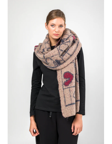 BUFANDA-NUDE-CORAZONES-DETALLES-AZULES-JASPEADO-BURDEOS-MADEMOISELLE-ANEKKE