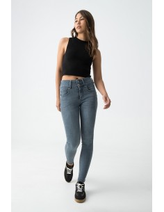 VAQUEROS-SKINNY.AZUL-GRISÁCEO-TIRO-ALTO-PUSH-UP-PUSH-IN-TIFFOSI 2