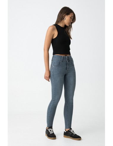 VAQUEROS-SKINNY.AZUL-GRISÁCEO-TIRO-ALTO-PUSH-UP-PUSH-IN-TIFFOSI