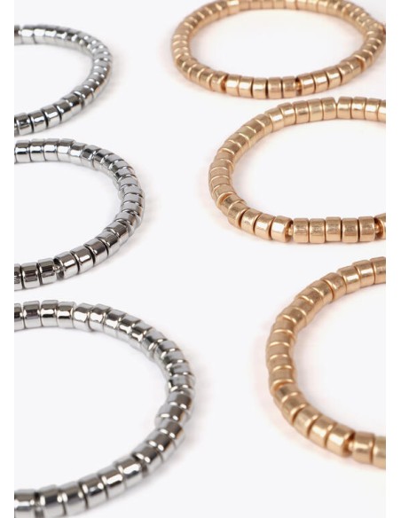 PACK-PULSERAS-PLATA-DORADAS-SEIS-UNIDADES-LOLA-CASADEMUNT