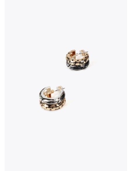 PENDIENTES-DOBLE-ARO-ANIMAL-PRINT-DORADO-PLATA-LOLA-CASADEMUNT