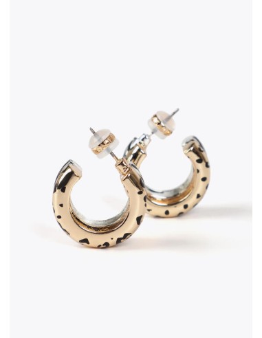 PENDIENTES-DOBLE-ARO-ANIMAL-PRINT-DORADO-PLATA-LOLA-CASADEMUNT