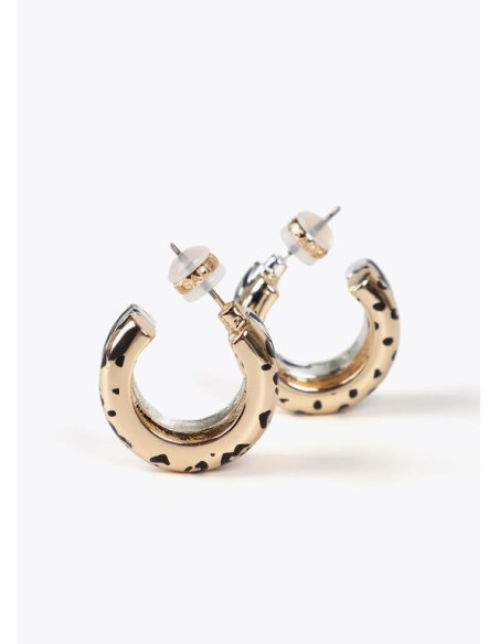 PENDIENTES-DOBLE-ARO-ANIMAL-PRINT-DORADO-PLATA-LOLA-CASADEMUNT