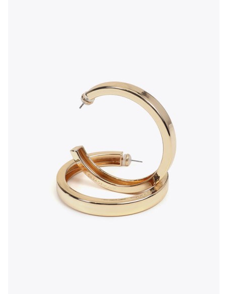 PENDIENTES-ARO-GRANDE-METAL-BRILLO-PLATA-DORADO-LOLA-CASADEMUNT