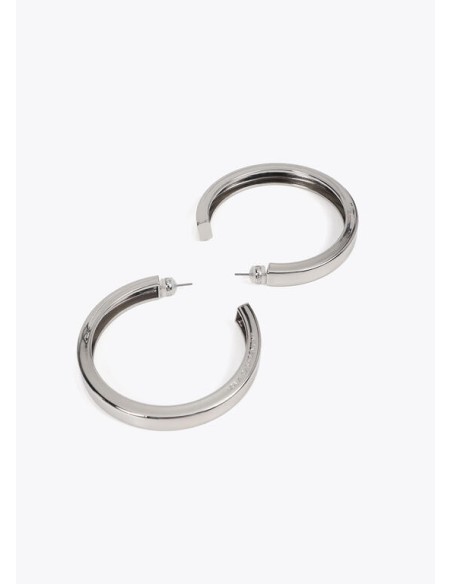 PENDIENTES-ARO-GRANDE-METAL-BRILLO-PLATA-DORADO-LOLA-CASADEMUNT