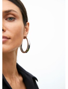 PENDIENTES-ARO-GRANDE-METAL-BRILLO-PLATA-DORADO-LOLA-CASADEMUNT