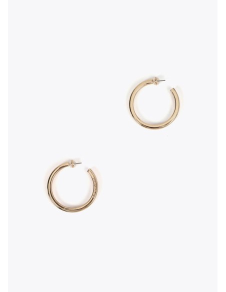 PENDIENTES-ARO-PEQUEÑO-METAL-BRILLO-PLATA-DORADO-LOLA-CASADEMUNT