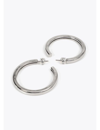 PENDIENTES-ARO-PEQUEÑO-METAL-BRILLO-PLATA-DORADO-LOLA-CASADEMUNT