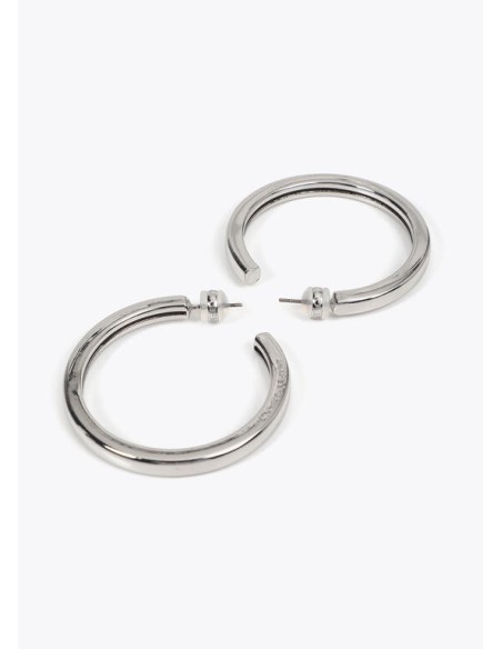 PENDIENTES-ARO-PEQUEÑO-METAL-BRILLO-PLATA-DORADO-LOLA-CASADEMUNT