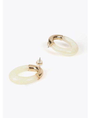 PENDIENTES ÓVALO CRUDO LOLA CASADEMUN