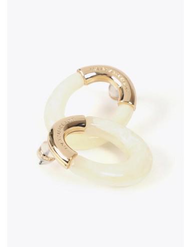 PENDIENTES ÓVALO CRUDO LOLA CASADEMUN