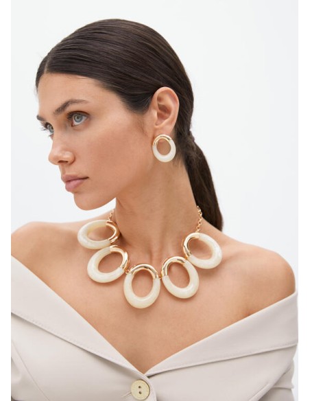 PENDIENTES ÓVALO CRUDO LOLA CASADEMUN