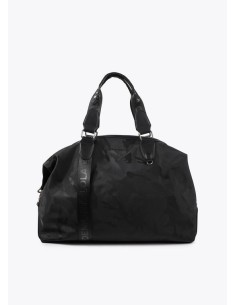 BOLSA-VIAJE-NEGRA-NYLON-CAMUFLAJE-FIN-DE-SEMANA-LOLA-CASADEMUNT 2