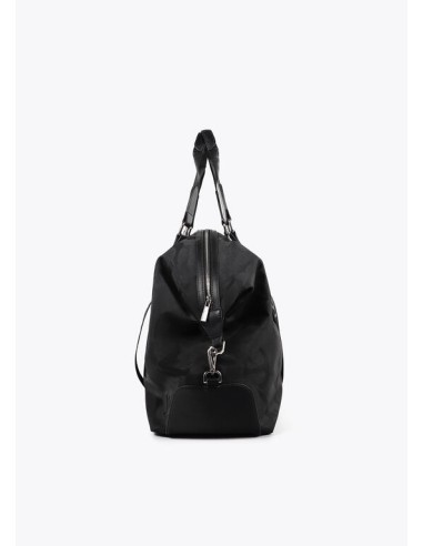 BOLSA-VIAJE-NEGRA-NYLON-CAMUFLAJE-FIN-DE-SEMANA-LOLA-CASADEMUNT