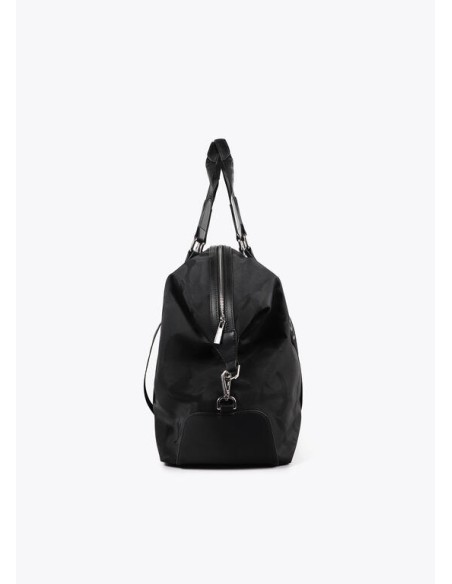 BOLSA-VIAJE-NEGRA-NYLON-CAMUFLAJE-FIN-DE-SEMANA-LOLA-CASADEMUNT