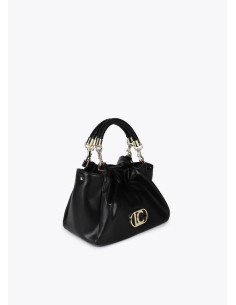 BOLSO-BANDOLERA-DETALLES-DORADO-ASA-MANO-TRENZADA-NEGRO-LOLA-CASADEMUNT 2