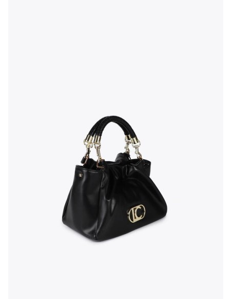 BOLSO-BANDOLERA-DETALLES-DORADO-ASA-MANO-TRENZADA-NEGRO-LOLA-CASADEMUNT