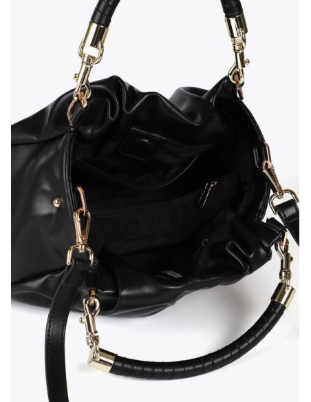 BOLSO-BANDOLERA-DETALLES-DORADO-ASA-MANO-TRENZADA-NEGRO-LOLA-CASADEMUNT