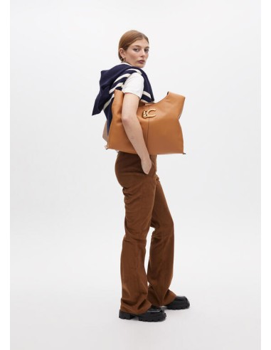 BOLSO-SHOPPER-CAMEL-UN-ASA-BOLSO-INTERIOR-EXTRAÍBLE-LOGO-LEOPARDO-LOLA-CASADEMUNT