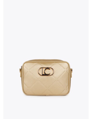 BANDOLERA-MONOGRAMA-ROMBOS-DOS-ASAS-REGULABLR-LOGO-DORADO-OVALADO-LOLA-CASADEMUNT