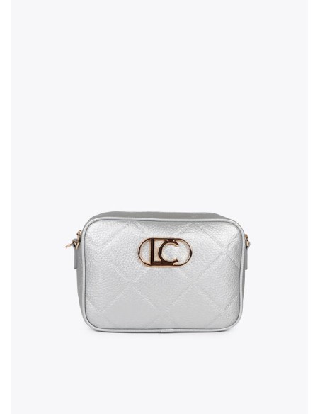 BANDOLERA-MONOGRAMA-ROMBOS-DOS-ASAS-REGULABLR-LOGO-DORADO-OVALADO-LOLA-CASADEMUNT