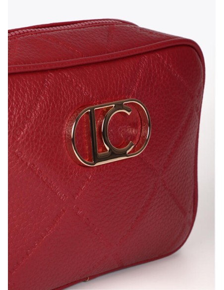 BANDOLERA-MONOGRAMA-ROMBOS-DOS-ASAS-REGULABLR-LOGO-DORADO-OVALADO-LOLA-CASADEMUNT