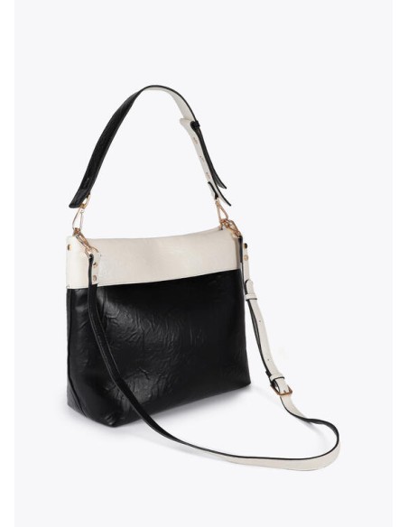 BOLSO-HOBO--BICOLOR-BLANCO-NEGRO-DOS-ASAS-HOMBRO-BANDOLERA-LOLA-CASADEMUNT