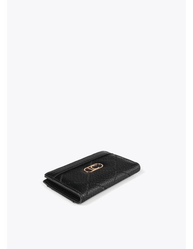 BILLETERO-PEQUEÑO-MONOGRAMA-ROMBO-DOS-COMPARTIMENTOS-LOGO-OVALADA¡O-DORADO-LOLA-CASADEMUNT