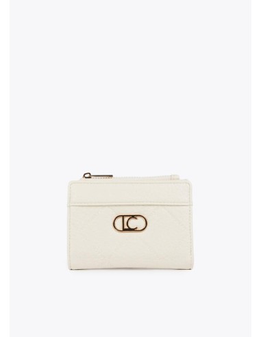 BILLETERO-PEQUEÑO-MONOGRAMA-ROMBO-DOS-COMPARTIMENTOS-LOGO-OVALADA¡O-DORADO-LOLA-CASADEMUNT