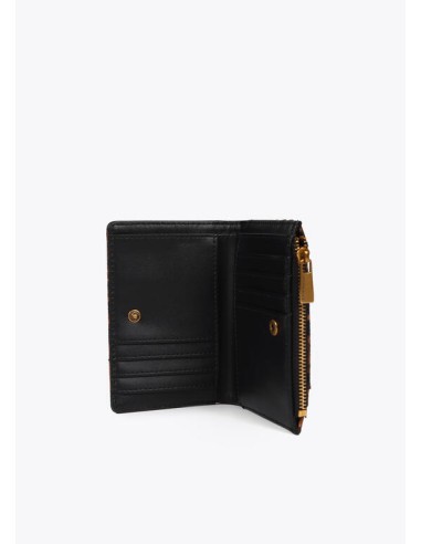 BILLETERO-PEQUEÑO-ANIMAL-PRINT-DOS-COMPARTIMENTOS-LOGO-OVALADA¡O-DORADO-LOLA-CASADEMUNT