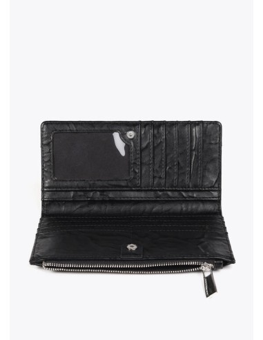 BILLETERO-NEGRO-XL-TACHAS-DOS-COMPARTIMENTOS-CREMALLERA-PRESIÓN-LOLA-CASADEMUNT