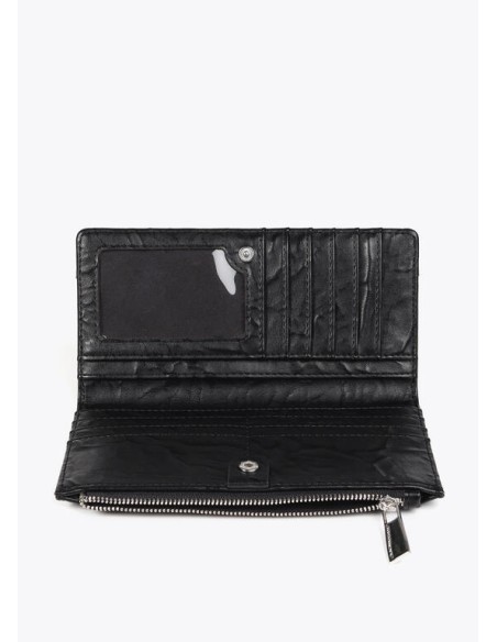 BILLETERO-NEGRO-XL-TACHAS-DOS-COMPARTIMENTOS-CREMALLERA-PRESIÓN-LOLA-CASADEMUNT