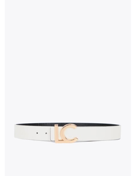 CINTURÓN-REVERSIBLE-NEGRO-CRUDO-ROJO-ROSA-HEBILLA-DORADA-LOGO-LOLA-CASADEMUNT