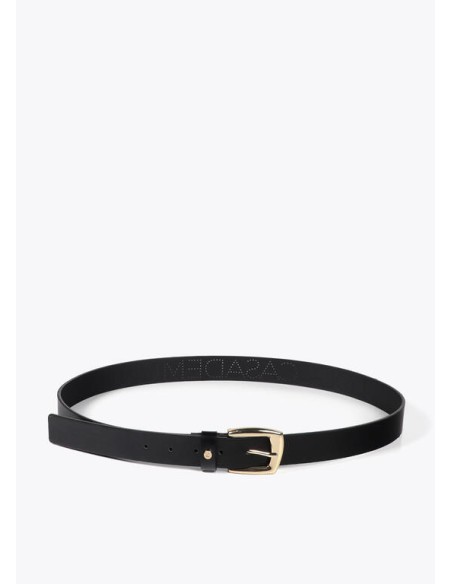 CINTURÓN-LOGO-TROQUELADO-HEBILLA-DORADA-NEGRO-CAMEL-LOLA-CASADEMUNT
