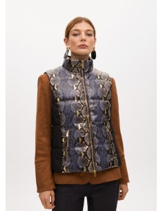 CHALECO-ACOLCHADO-COMBINADO.AZUL-GRIS-NEGRO-DORADO-PRINT-LOLA-CASADEMUNT