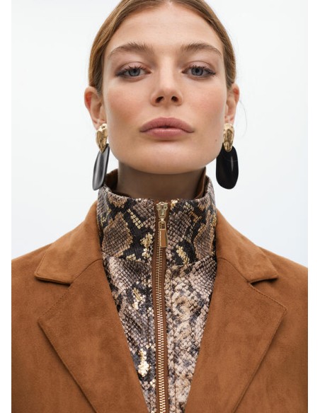 AMERICANA-ANTELINA-MARRÓN-CHALECO-ANIMAL-PRINT-INTERIOR-LOLA-CASADEMUNT