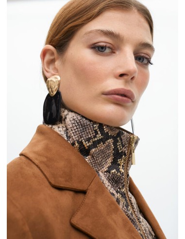 AMERICANA-ANTELINA-MARRÓN-CHALECO-ANIMAL-PRINT-INTERIOR-LOLA-CASADEMUNT