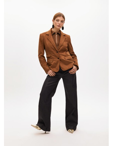 AMERICANA-ANTELINA-MARRÓN-CHALECO-ANIMAL-PRINT-INTERIOR-LOLA-CASADEMUNT