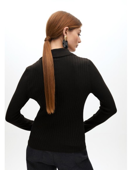 CÁRDIGAN-CREMALLERA-ACANALADO-CUELLO-CLÁSICO-DOBLE-BOLSILLO-LOLA-CASADEMUNT