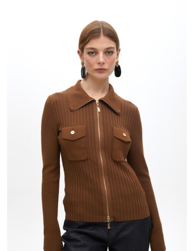 CÁRDIGAN-CREMALLERA-ACANALADO-CUELLO-CLÁSICO-DOBLE-BOLSILLO-LOLA-CASADEMUNT