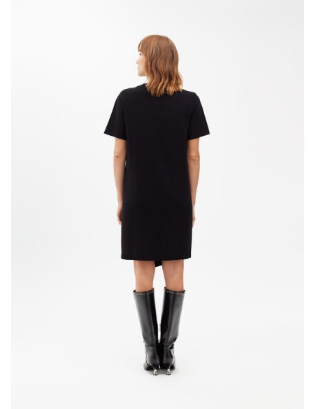 VESTIDO-CORTO-ASIMÉTRICO-TACHAS-CUELLO-REDONDO-MANGA-CORTA-LOLA-CASADEMUNT