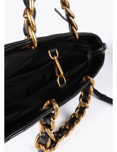 SHOPPER-NEGRO-ACOLCHADO-ASAS-MANO-COMBINADAS-ASA-BANDOLERA-EXTRAÍBLE-LOGO-DORADO-LEOPARDO-LOLA-CASADEMUNT