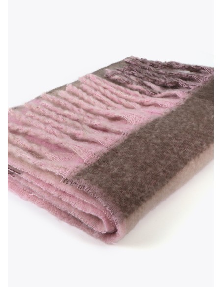 BUFANDA-CUADROS-COMBINACIÓN-COLORES-LOGO-GRANDE-FLECOSS-LOLA-CASADEMUNT