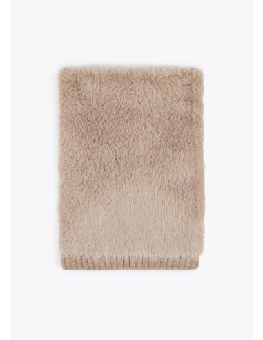 BUFANDA-COMBINADA-PUNTO-NEGRO-PELO-CRUDO-LOLA-CASADEMUNT