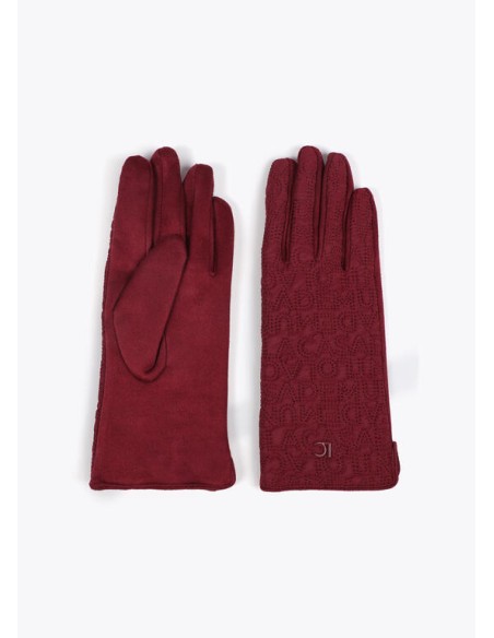 GUANTES-LOGOTIPADOS-TEJIDO-SUAVE-LOGO-METAL-AL-TONO-LOLA-CASADEMUNT