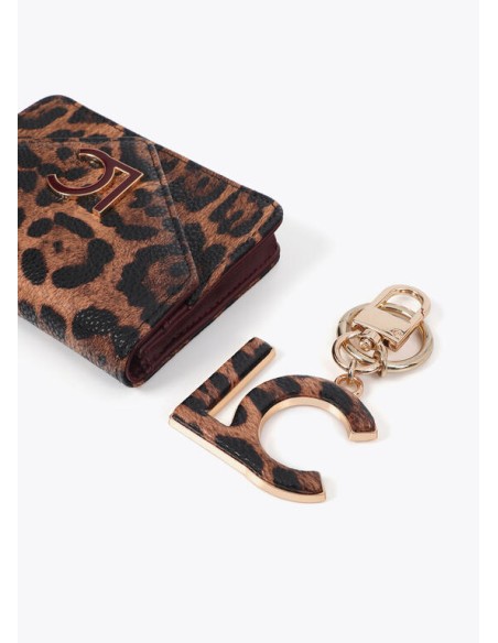 SET-MONENERO-LLAVERO-ROJO-ROSA-AMIMAL-PRINT-CAJA-LOLA-CASADEMUNT