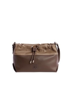BANDOLERA-COMBINADA-MARRÓN-TAUPE-ASA-BANDOLERA-REGULABLE-COMPARTIMENTO-TRASERO-DON-ALGODÓN