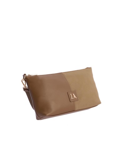 BOLSO-NECESER-PIEL-SINTÉTICA-ANTELINA-TAUPE-ASA-MANO-COMPARTIMENTO-TRASERO-DON-ALGODÓN