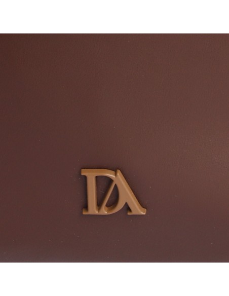 BOLSO-MARRÓN-UN-ASA-HOMBRO-ROMENA-COMPARTIMENTO-TRASERO-DON-ALGODÓN